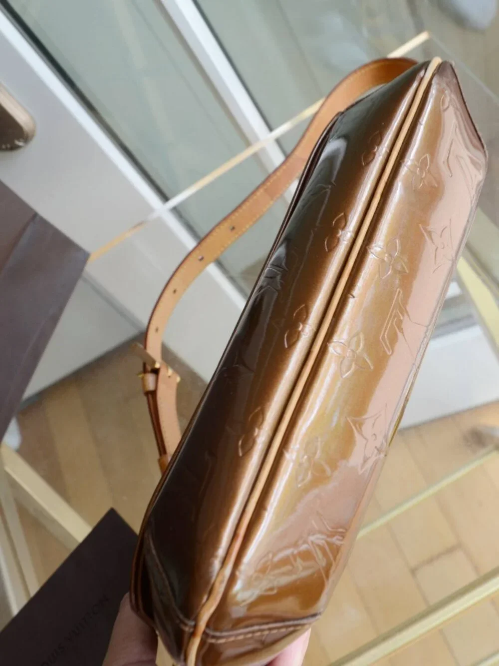 Louis Vuitton Vernis Thompson Street Bronze